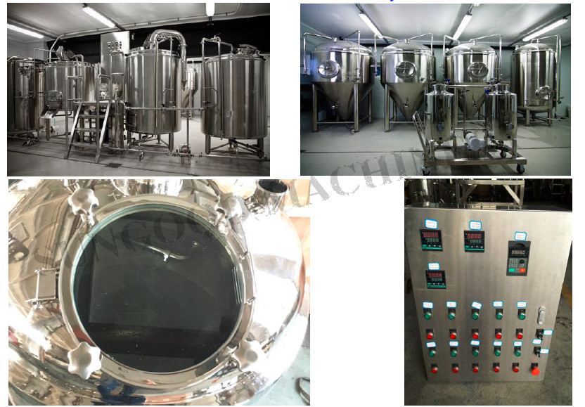 Bollitore di birra sparato a gas diretto/gas con vortice/bollitore bollente con whirlpool