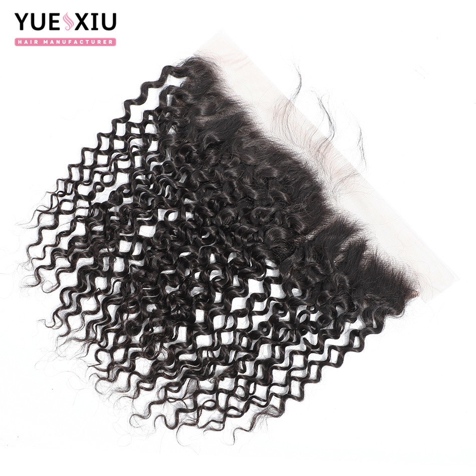 Free Parting 130% Density Unprocessed Virgin Human Hair Lace Closure With Baby Hair