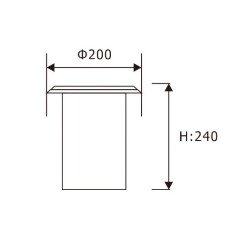 LEDER n&#39;èzí Single agba 15W LED Inground Light