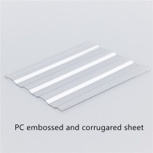 UV Blocking 100% Raw Bayer Polycarbonate Corrugated roof sheets