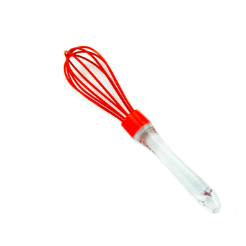 2019 transparent Plastic handle mini egg whisk