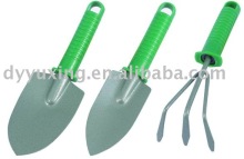 Garden tool set green handle