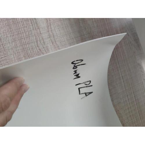 0.6mm thickness PLA Rigid Sheet Biodegradable Plastic