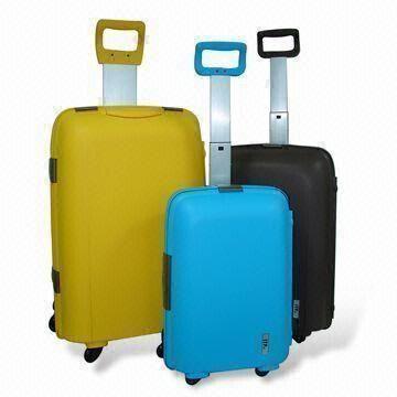 Hardside Luggages, Made of ABS, Available with 4 Wheels