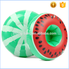 Inflatable watermelon drink holder, inflatable fruit cup holder