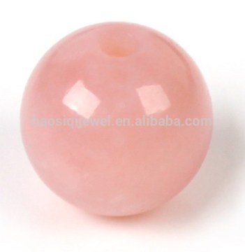 wholesale jewelry making natural amber beads loose gemstone pink opal bead