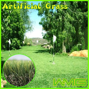 Artificial backyard putting green