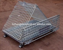 folding wire mesh container