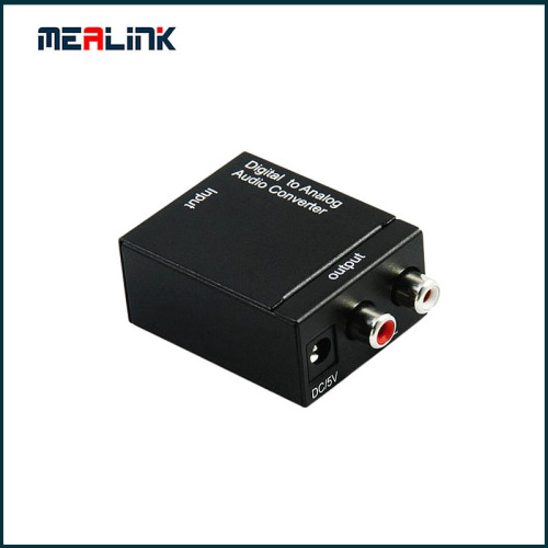 Digital Optical Coaxial RCA Toslink Signal to Digital Analog Audio Converter