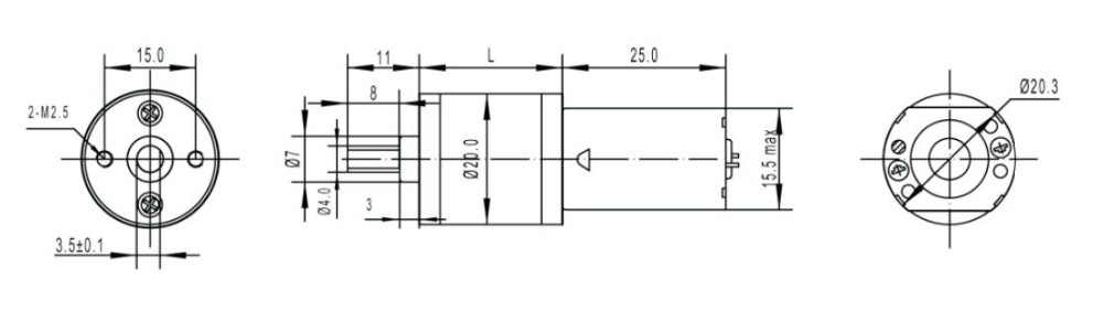 24v gear motor low rpm high torque 6v 12v DC Gear Motor