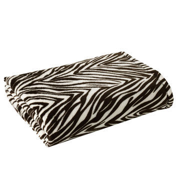 Printed Micro Plush Throw