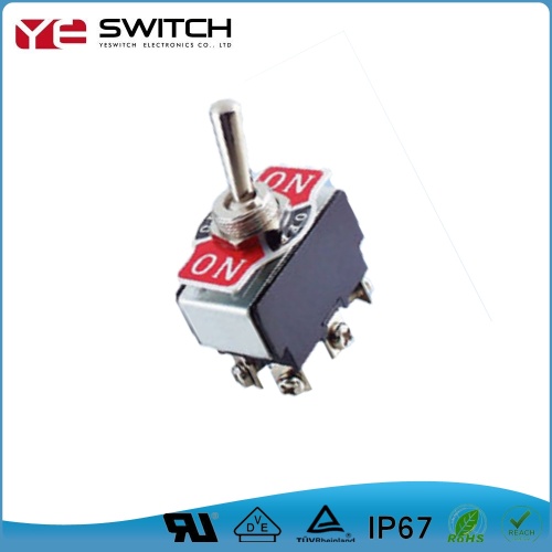 15A 250V on-off on Latching Toggle Switch 6-Pin
