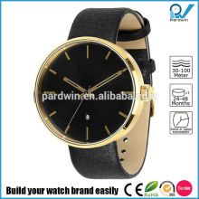 black dial of steel Applied Index Riveted mark watch