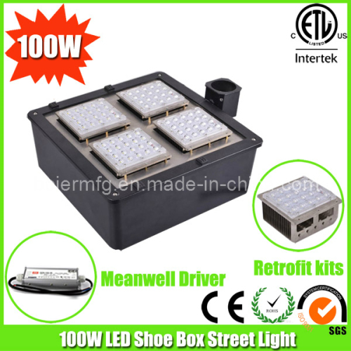 Newest 100W LED Shoe Box Street Light