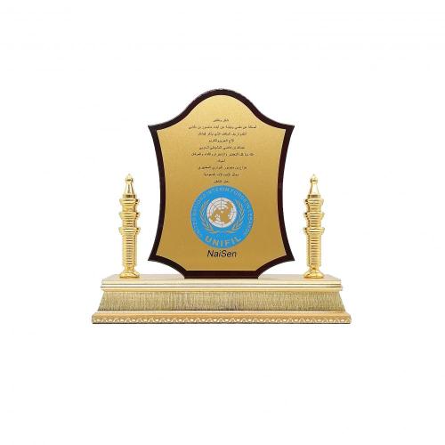 wholesale luxury wooden engraving award  souvenir