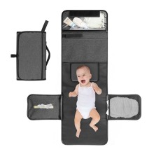 Portable Baby Diaper Changing Mat with Pocket - Manufacturer Foldable Home Travel Changing Table Mat