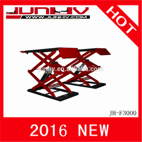 JUNHV JH-F3000 used car scissor lift for sale/used in lifts/scissor car lift flush