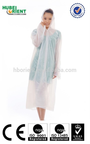 disposable PE poncho raincoat disposable PE poncho raincoat