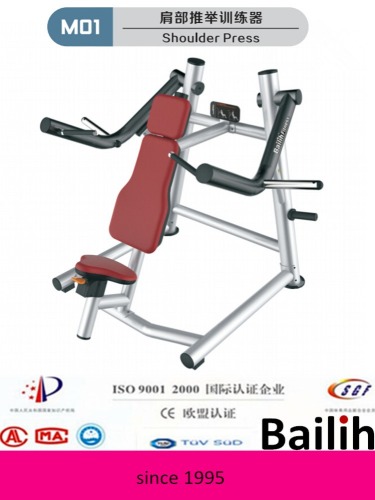 Shoulder press machine, 2015 new products, Bailih plate loaded gym equipment
