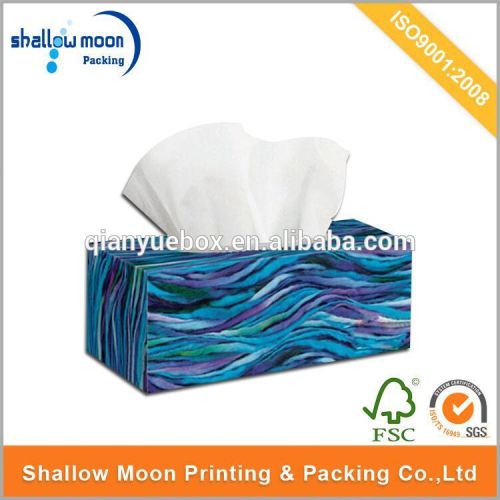 2016 Customized printed facial tissue paper box