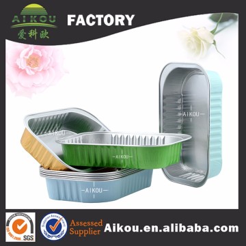 Smooth wall aluminum foil container with FDA certificate wholesale