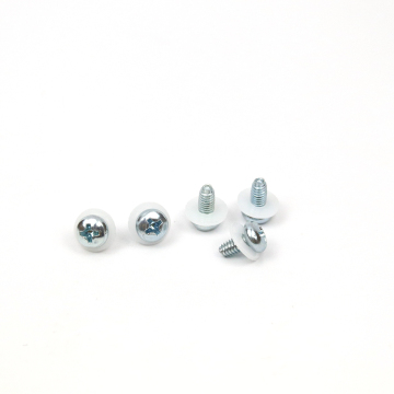 M3.5 Zinc coated SEMS Screws with plastic washer