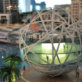 Hotel Warna Putih Membangun Rumah Model 3D