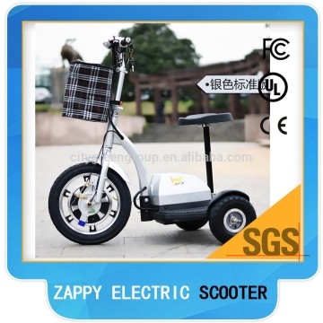 electric scooter three wheel with optional wheel
