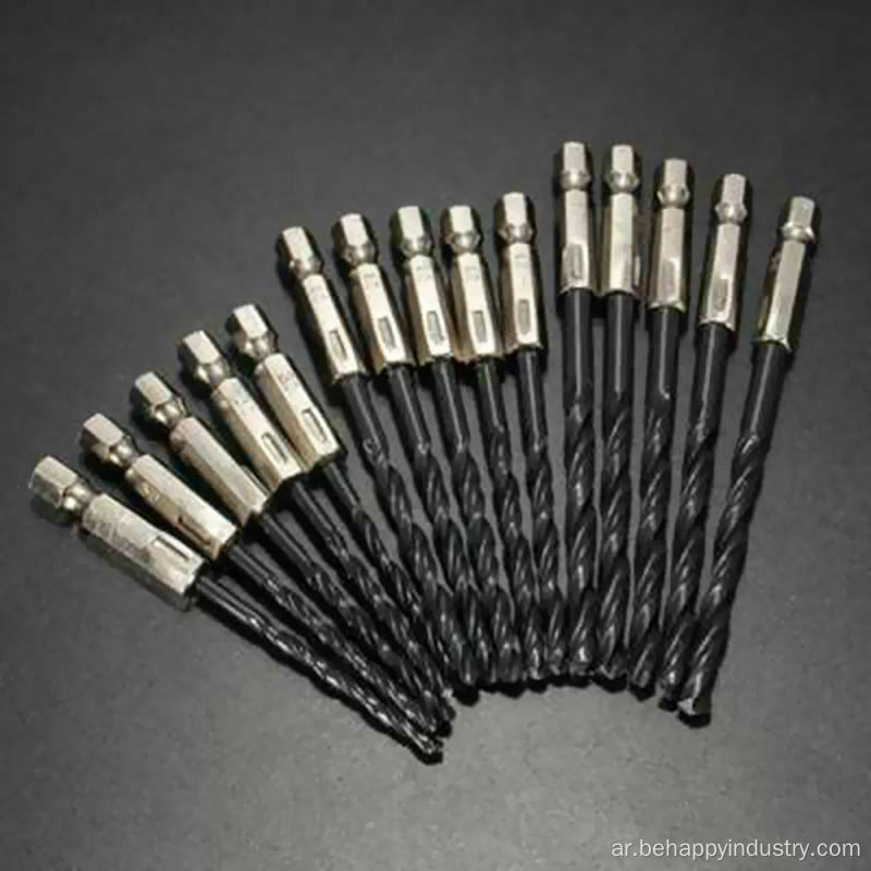 15pcs hss twist تدريبات للمعادن