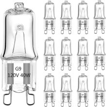 Quartz Glass Dimming G9 Halogen Bulbs 230V Options