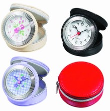 Leather Pocket Clock (KV712)