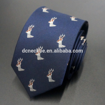 navy animal tie