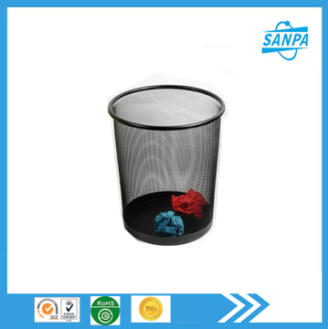 Metal Mesh Round Indoor Waste Bin