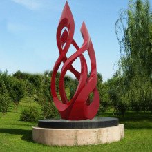 Garden Decorative Metal Stainless Steel Flame Sculpture
