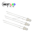 Diffused White 3mm LED 5000-10000K Cool White LED