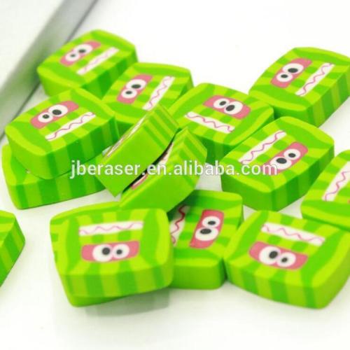 customized printing cute rubber erasers for students gift
