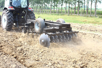 tractor equipment that breaks up dirt