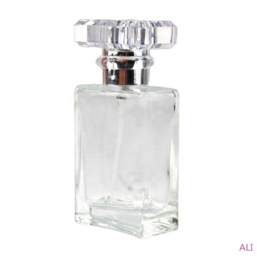 Best Price 30ml 50ml Cleared Glass Square Perfume Bottle