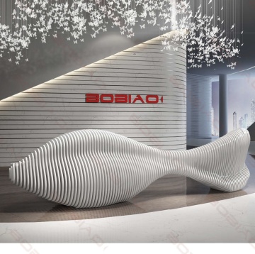 Open-Concept Spacious Office Vibe Reception desk