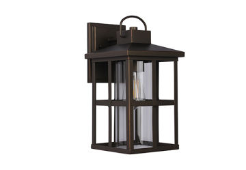 Modern Steel Lantern Outdoor Wall Lamp