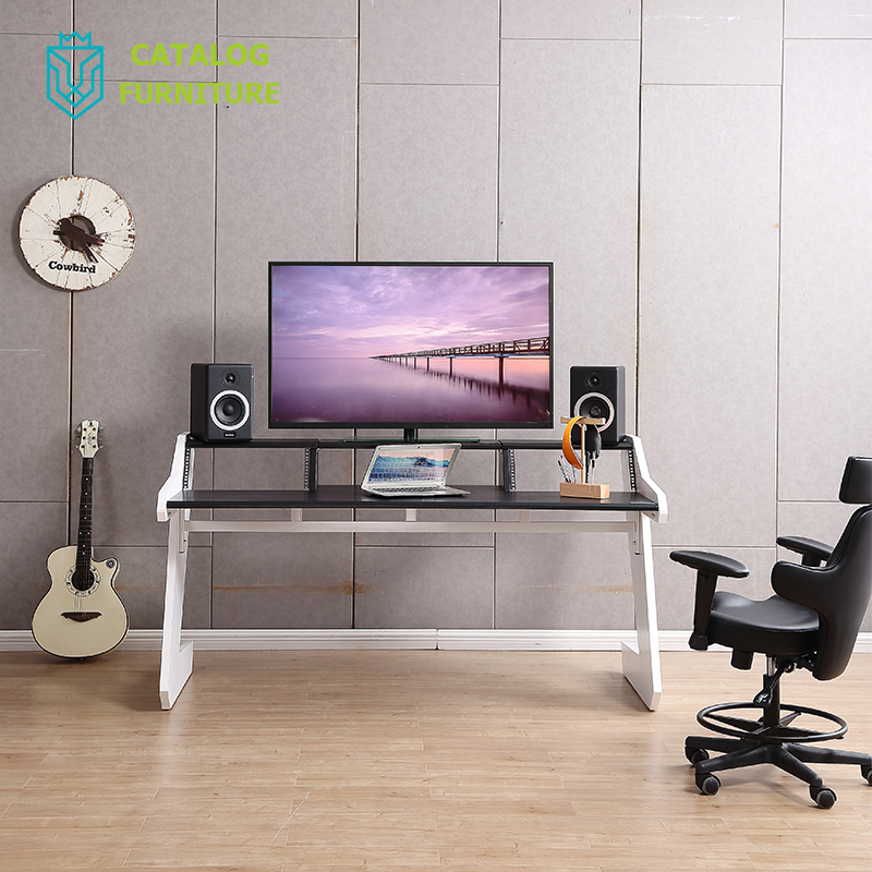 record furniture for audio 1603 modern audio desk MDF wood audio table
