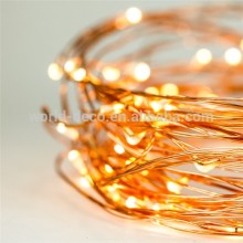 silver wire led lights / naked wire micro led string lights for craft