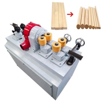 Wood Broom Handle Molding and Cutting Machine
