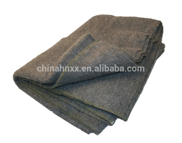 high quality military grey wool blanket