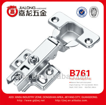 Jieyang Parts Hydraulic Furniture Hinge, Cabinet Hinge, Full Overlay Hydraulic Hinge