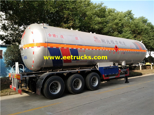 60 m3 tri-axle amfani da LPG trailers