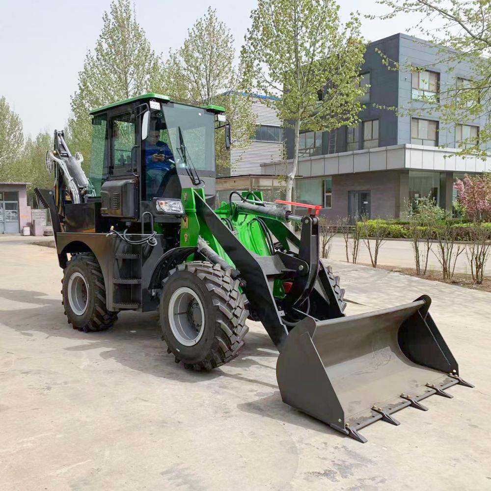 Trình tải máy xúc tải backhoe Backhoe Trình tải máy xúc lật 4x4