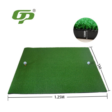 Tapis d&#39;herbe de pratique résidentielle avec té en caoutchouc 1,25 * 1M