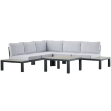 sofa patio furnitre sets aluminum outdoor garden sofa