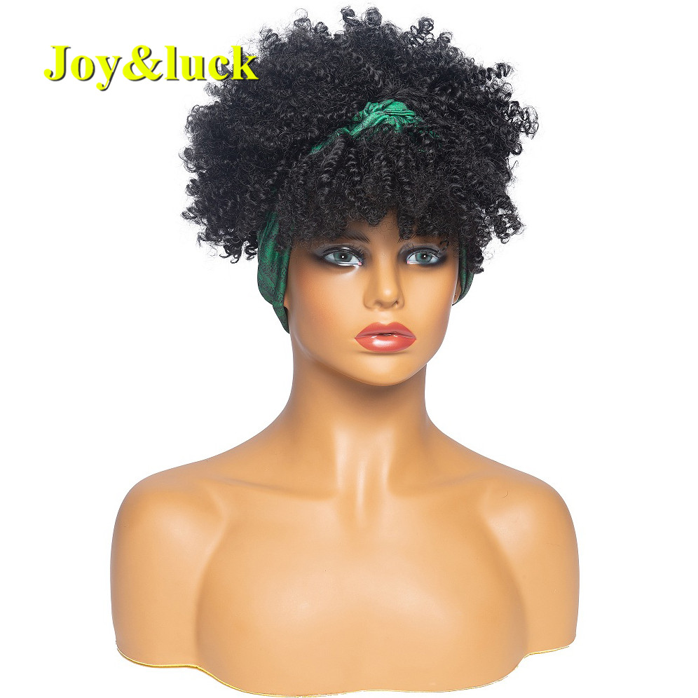 Head Band Wholesale Scarf Wig Wavy Ladies Hair Long Natural Body Waves Headband Wigs for Black Women Synthetic Hair Wigs